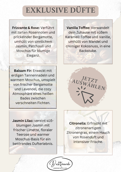 Sternzeichen Steinbock Duftkerze - Handgemachte Sojawachs-Kerze - Personalisiertes Astrologie-Geschenk