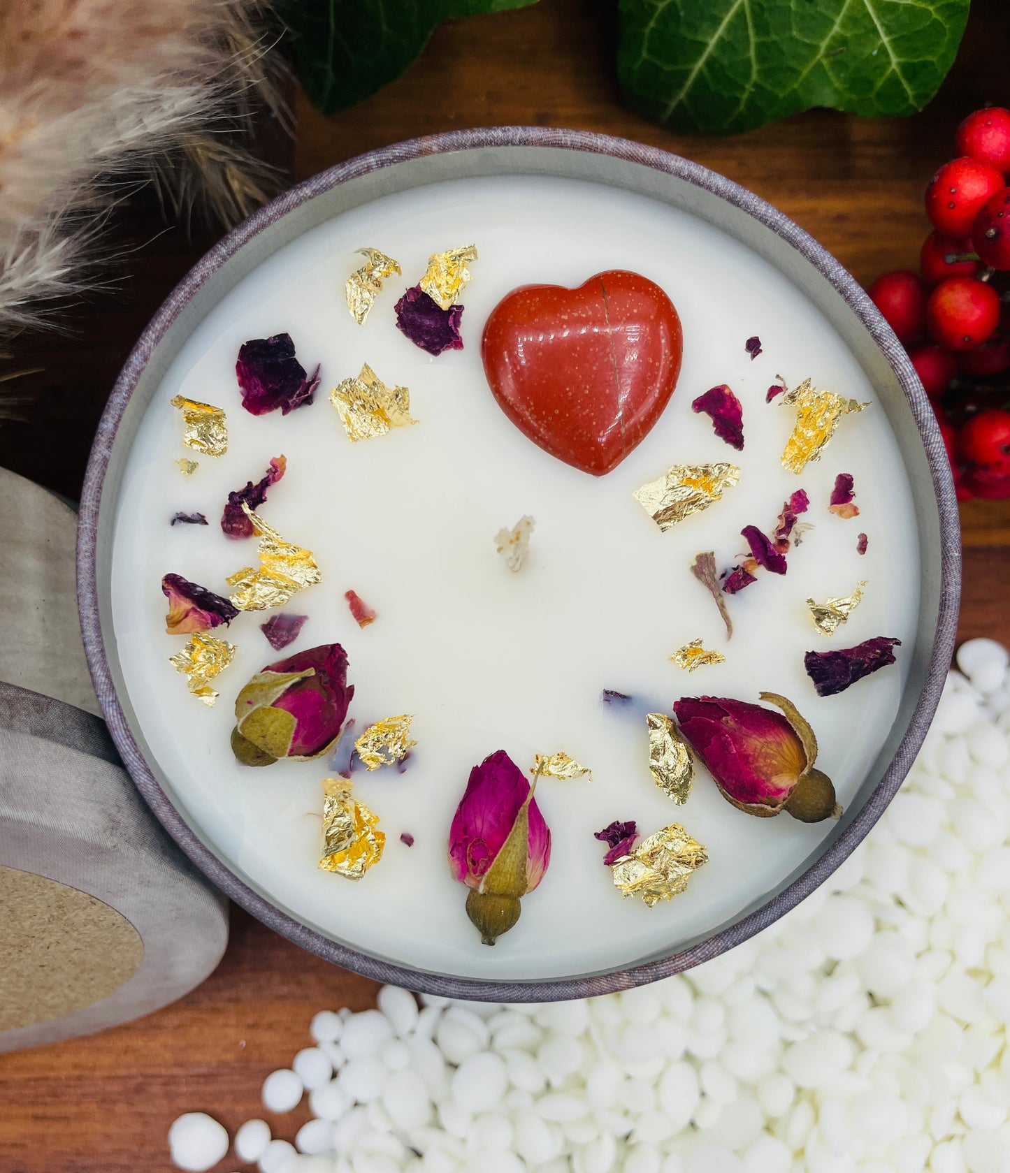 Sternzeichen Widder Duftkerze - Handgemachte Sojawachs-Kerze - Personalisiertes Astrologie-Geschenk